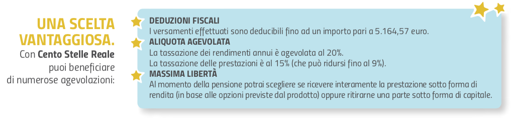 Cento Stelle Reale agevolazioni